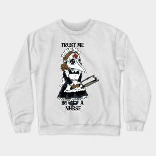 Curative Shadows: The Plague Nurse Design Crewneck Sweatshirt